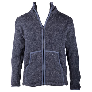 Wool Jacket w/ Zip Off Hood